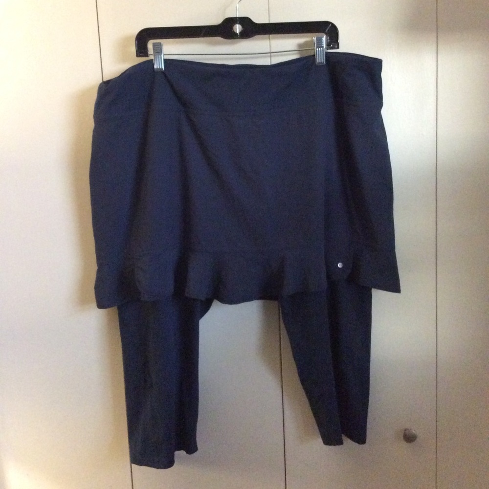 Athletic Skirt with Built-In Leggings